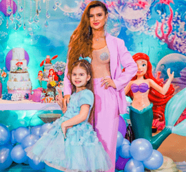Roupa de Mirella Santos para festa de aniversário da filha dá o que falar na web; veja