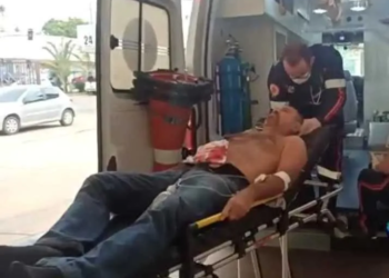 baleado ônibus