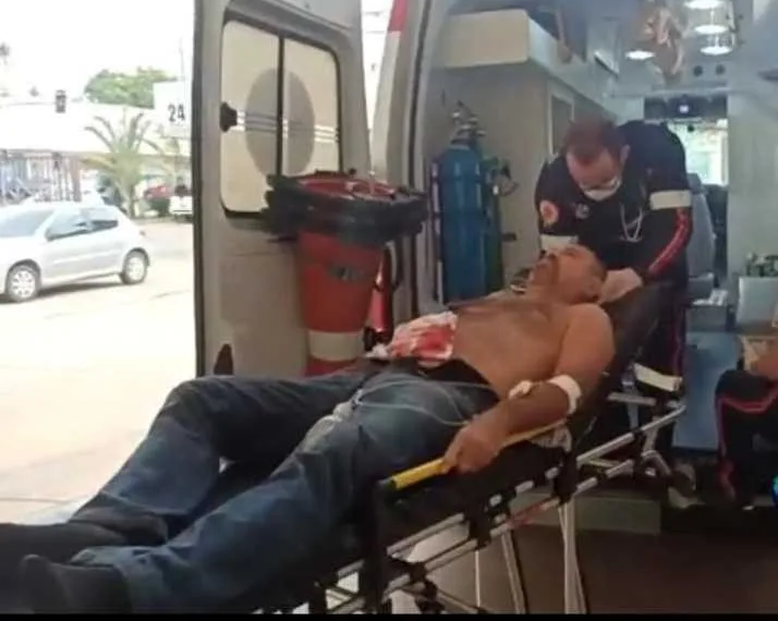baleado ônibus