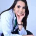 A jovem médica Bruna Silva representando muito bem a classe que comemorou a data dia 18 de outubro
