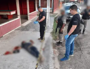Vídeo mostra diarista sendo assassinado a pauladas no Centro de Xapuri 2 Vídeo mostra diarista sendo assassinado a pauladas no Centro de Xapuri
