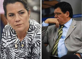 Mara Rocha e Flaviano Melo