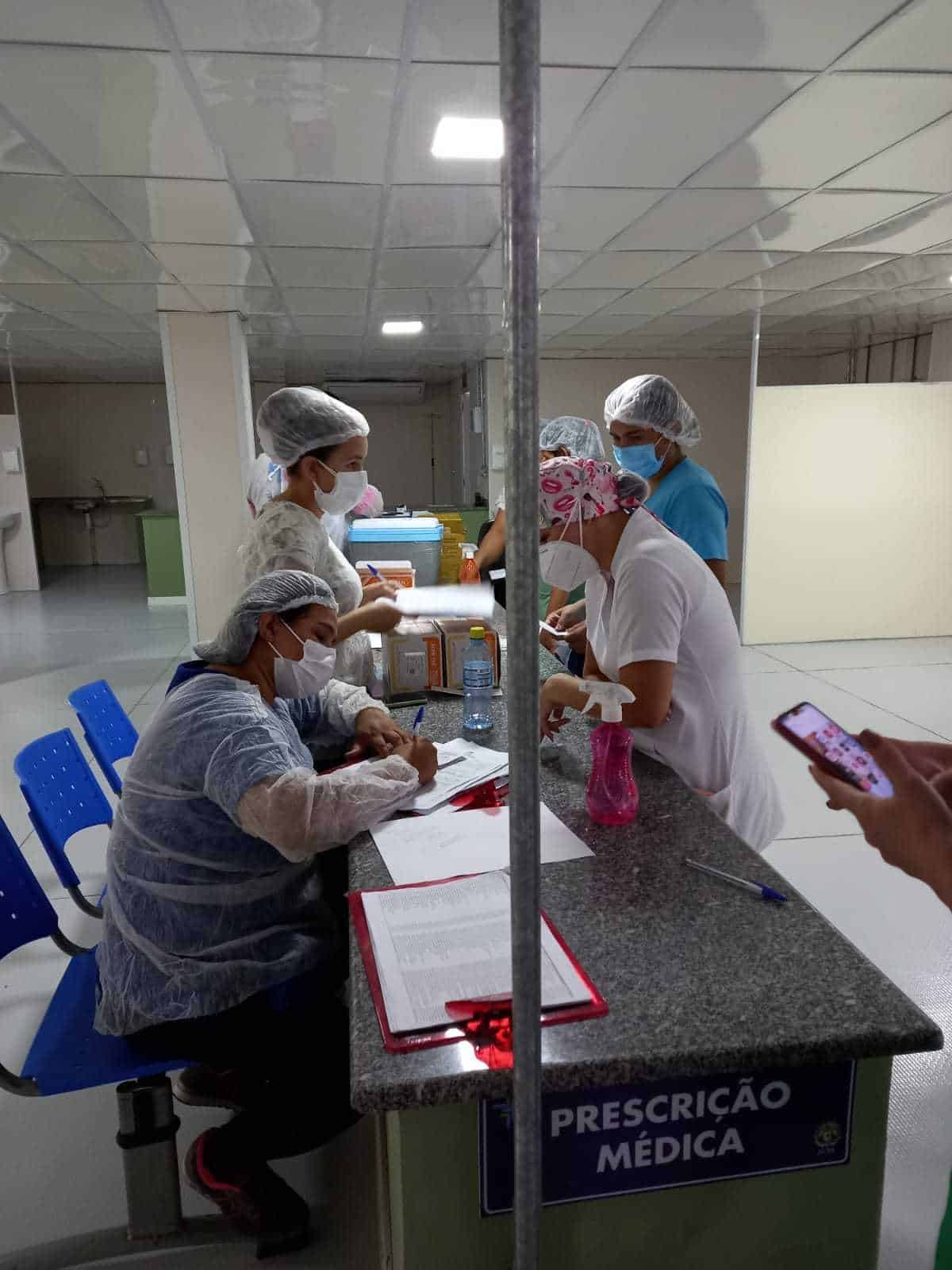 Quase 100 da população de Cruzeiro do Sul já recebeu ao menos a primeira dose de vacina contra covid-19 (Foto: Ascom)