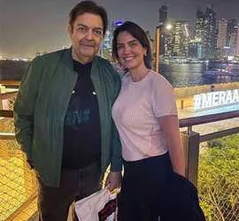 © Da Redação O registro foi compartilhado pela esposa do apresentador, Luciana Cardoso