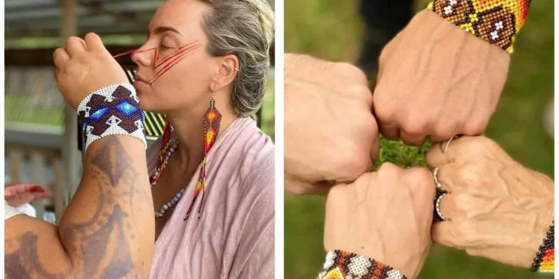 Empresária Juliana Pejon experienciou momentos lindos na Aldeia Shanenawa Morada Nova