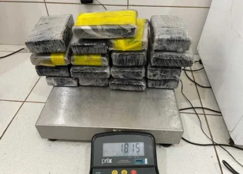 18kg maconha br-364, policia  militar