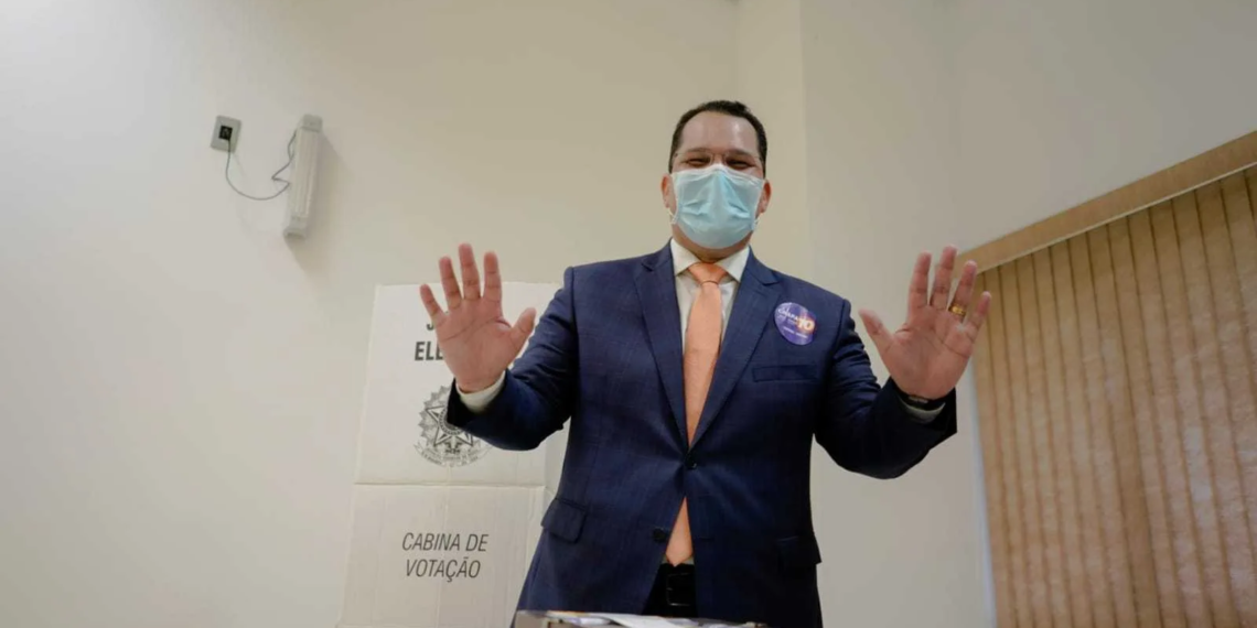 Candidato Erick Venâncio registra seu voto: 'Estamos aqui para discutir o futuro da advocacia para os próximos três anos'