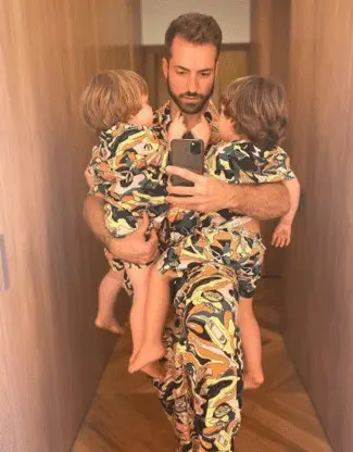 Thales Bretas chama atenção da web ao compartilhar fotos com os filhos 1 Thales Bretas chama atenção da web ao compartilhar fotos com os filhos