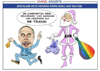 Bocalom veta versão Papai Noel gay na FGB