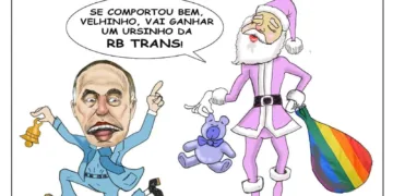 Bocalom veta versão Papai Noel gay na FGB
