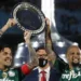Comemorações da SE Palmeiras pela conquista da Copa Libertadores 2021. (Foto: Cesar Greco/Palmeiras)