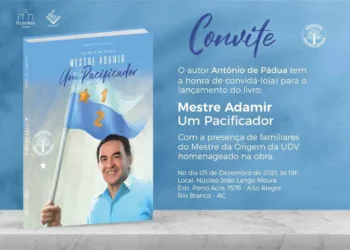 Biografia do espírita Mestre Adamir é lançada em Rio Branco