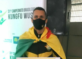 Acreano Enoque Ferreira conquista medalha de ouro no 31° Campeonato Brasileiro de Kungfu Wushu