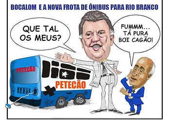 Bocalom e a nova frota de ônibus para Rio Branco