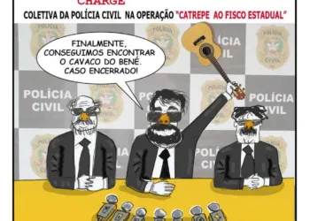 Coletiva da Polícia Civil na Operação "Catrepe ao Fisco Estadual"