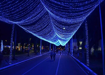 Trecho da Avenida Getúlio Vargas será interditado à noite para cidadãos visitarem decoração natalina