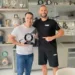 Parabéns a Ney Amorim , aniversariante da segunda 24, clicado com o amigo, goleiro Weverton Pereira