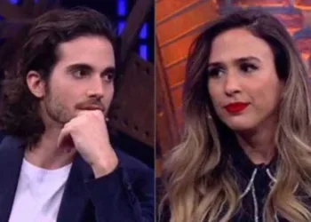 Huck provoca e Tatá Werneck fala de 'climão' com Fiuk no 'Melhores do Ano'