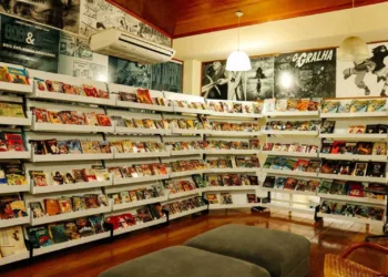 Acervo da sessão de histórias em quadrinhos (HQs) e mangás da biblioteca será renovado (Foto: Hannah Lydia/Arquivo pessoal)