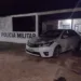 O casal recebeu voz de prisão e junto com o veículo recuperado, foram conduzidos para Rio Branco (Foto: Cedida)