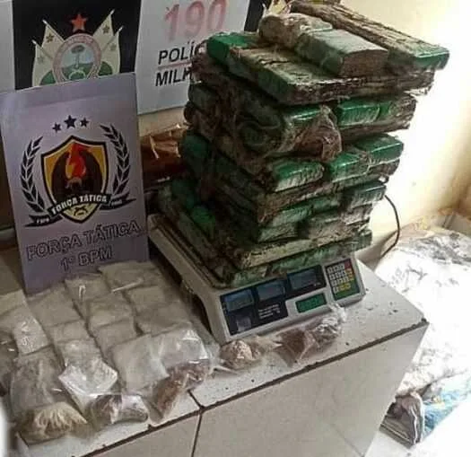 Flagrado com 25kg de droga, homem é condenado a 6 anos de prisão