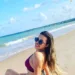 Gorete Jardim feliz da vida curtindo as merecidas férias em Pernambuco