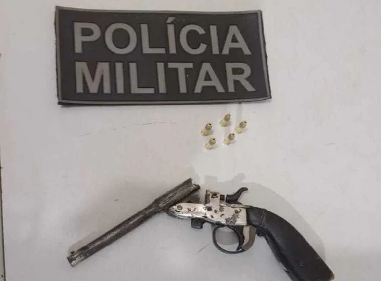 arma apreensão