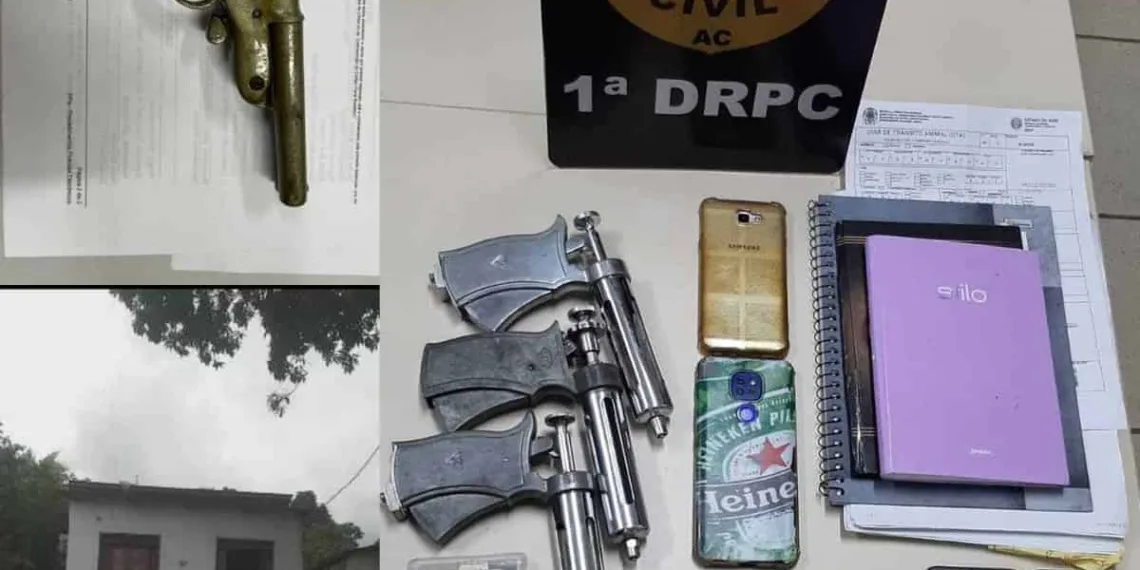 Policia Civil cumpre mandados de busca e apreensão contra investigados por furto de gado em Rio Branco