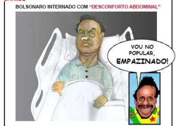 Bolsonaro internado com "desconforto abdominal"