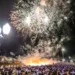 Mais de 10 mil pessoas compareceram à queima de fogos para celebrar a chegada de 2022, na capital acreana (Foto: Sérgio Vale/Cedida)