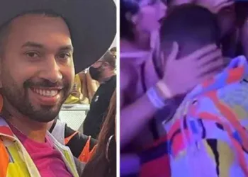 Gil do Vigor beija muito em show de Anitta e diz: "Me permito viver"