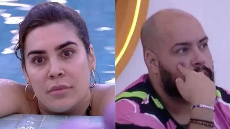 No BBB 22, Naiara solta pum na cara de Tiago e debocha: 'Cheirou tudo'