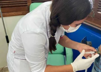 Roseli chegou a iniciar um curso gratuito de Técnico em Enfermagem pelo Instituto Dom Mocyr, mas não conseguiu concluir devido á pandemia de covid-19 (Foto: Arquivo pessoal)