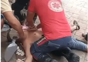 idoso morre calçadão