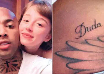 Após relacionamento polêmico, Nego do Borel refaz tatuagem em homenagem a Duda Reis