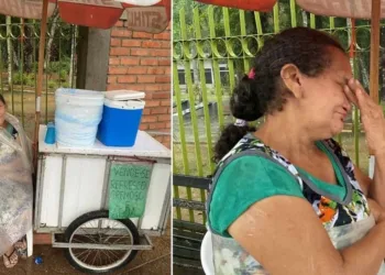 Dona Antônia vendedora ambulante vaquinha