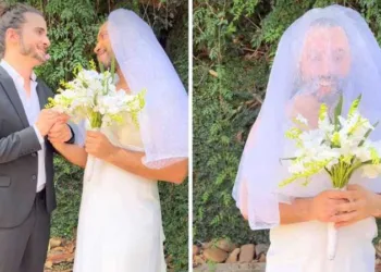 Gil do Vigor se veste de noiva para casar com Fiuk
