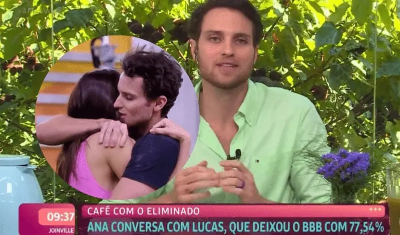 BBB 22': eliminado, Lucas opina sobre futuro com Eslovênia e rebate rótulo de 'casal Disney' 1 BBB 22': eliminado, Lucas opina sobre futuro com Eslovênia e rebate rótulo de 'casal Disney'