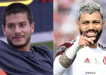 Arthur Aguiar dá opinião sobre Gabigol e jogador responde nas redes sociais