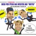 Deu foi peia na visita do “Mito”