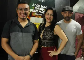 A querida Hellen Villalba e os sócios Pe. Macoy Soares e Everton Ferreira