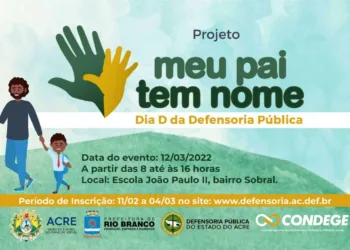 Inscrições para projeto 'Meu pai tem nome' terminam nesta sexta-feira, dia 4