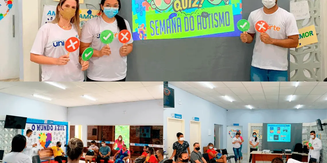 Centro Universitário Uninorte participa de evento organizado pela Prefeitura de Rio Branco em alusão ao autismo