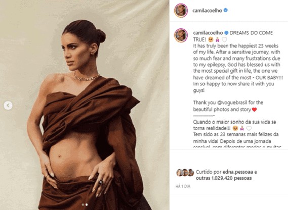 Camila Coelho anuncia a primeira gravidez: "Estou muito feliz" 2 Camila Coelho anuncia a primeira gravidez: "Estou muito feliz"