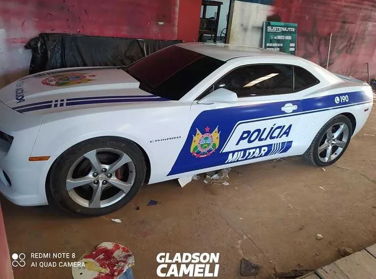 Camaro da Polícia Militar do Acre divide opiniões nas redes sociais