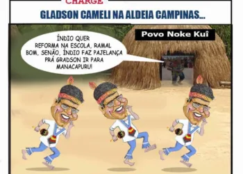 Gladson Cameli na Aldeia Campinas