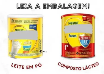 Leite em Pó x Composto Lácteo