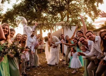 No último dia 7 de maio aconteceu a cerimônia de casamento da médica Rafaela Moreira com o arquiteto Pedro Pavone