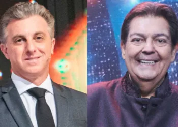 Na Band, Fausto Silva é surpreendido com mensagem de Luciano Huck no 'Domingão'