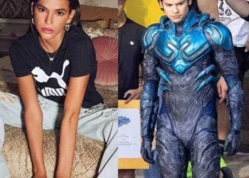 Bruna Marquezine reage aos comentários sobre vazamento do traje de Besouro Azul